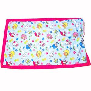 Hello Kitty Beach Towel ~ Rainbow and Flowers 2-in-1 Towel, 46"X29" NWOT